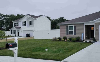 Photo of Dominique J.'s yard after getting lawn care in Dover, DE
