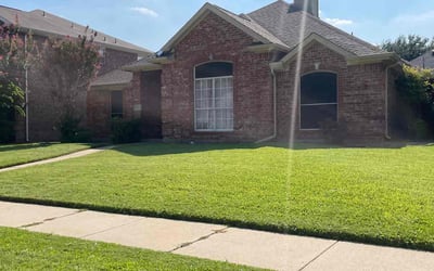 Photo of May L.'s yard after getting lawn care in Frisco, TX