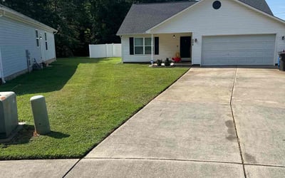 Photo of Marci T.'s yard after getting lawn care in Lenoir, NC