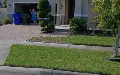 Photo of Dumy B.'s yard after getting lawn care in Kissimmee, FL
