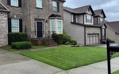 Photo of Chris S.'s yard after getting lawn care in Pickerington, OH