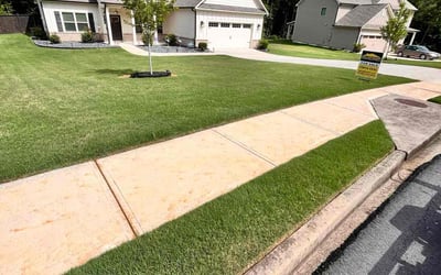 Photo of Sierra T.'s yard after getting lawn care in Loganville, GA
