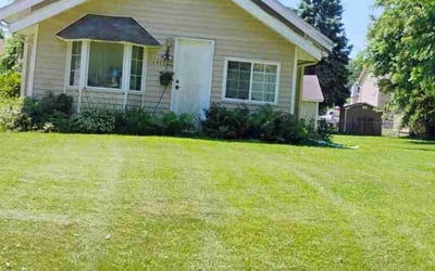 Photo of Alberto H.'s yard after getting lawn care in Des Moines, IA