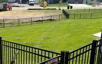 Photo of Christina D.'s yard after getting lawn care in Shawnee, KS