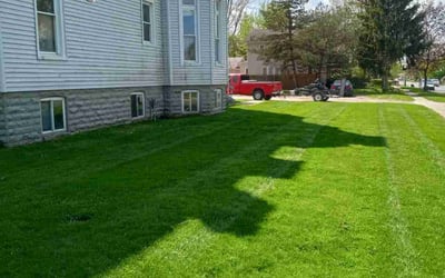 Photo of Laura A.'s yard after getting lawn care in Port Huron, MI