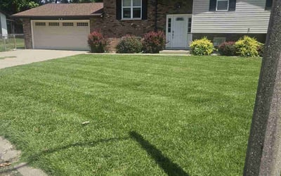 Photo of Sarah B.'s yard after getting lawn care in Glen Carbon, IL
