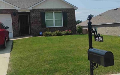 Photo of Shauna M.'s yard after getting lawn care in Leeds, AL