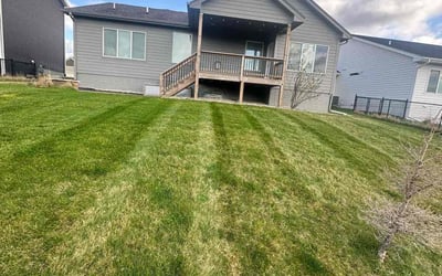 Photo of Joe S.'s yard after getting lawn care in Waukee, IA