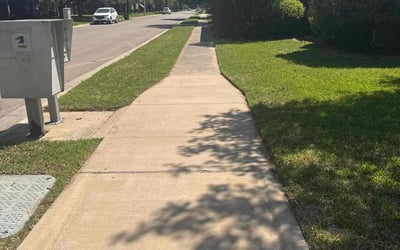 Photo of Natanya R.'s yard after getting lawn care in Denton, TX
