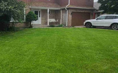 Photo of Ernestine D.'s yard after getting lawn care in Frankfort, IL
