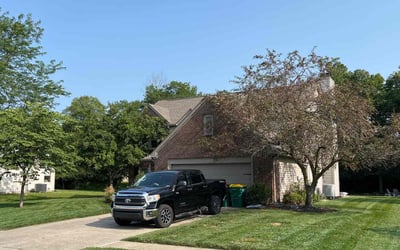 Photo of Vickie B.'s yard after getting lawn care in Carmel, IN