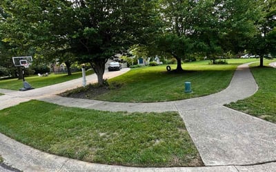 Photo of Nathan S.'s yard after getting lawn care in Four Oaks, NC