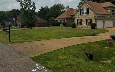 Photo of Kellan P.'s yard after getting lawn care in Senatobia, MS