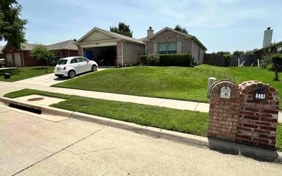 Photo of Ebony W.'s yard after getting lawn care in Racine, WI