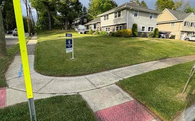 Photo of Helen H.'s yard after getting lawn care in Berlin, NJ