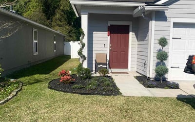 Photo of Vanessa J.'s yard after getting lawn care in Windsor, CT