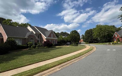 Photo of Brianna K.'s yard after getting lawn care in Marietta, GA