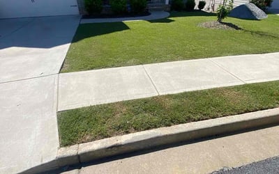 Photo of Jennifer P.'s yard after getting lawn care in Auburn, GA
