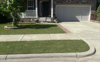 Photo of Kathy B.'s yard after getting lawn care in Cary, NC