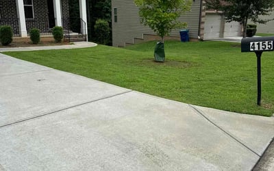 Photo of Kim C.'s yard after getting lawn care in Anniston, AL