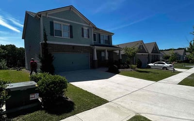 Photo of Lucien R.'s yard after getting lawn care in Beaver Falls, PA
