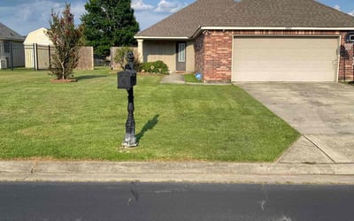 Photo of Sandeep M.'s yard after getting lawn care in Gonzales, LA