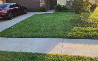 Photo of Chelsea W.'s yard after getting lawn care in Broken Arrow, OK