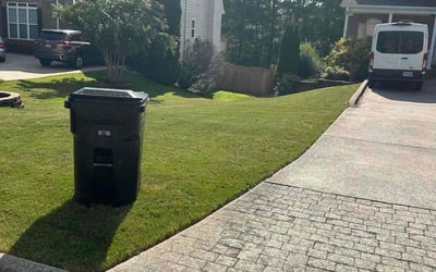 Photo of Karen K.'s yard after getting lawn care in Powder Springs, GA