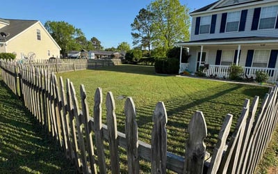 Photo of Carmen W.'s yard after getting lawn care in Darlington, SC