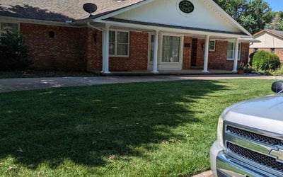 Photo of Jordan A.'s yard after getting lawn care in Wadsworth, OH
