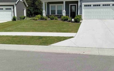 Photo of Anthony B.'s yard after getting lawn care in New Haven, IN
