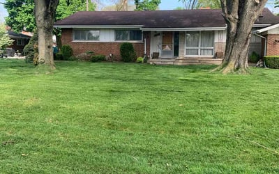 Photo of Christopher S.'s yard after getting lawn care in Holly, MI