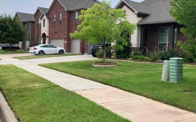 Photo of Jonathan W.'s yard after getting lawn care in Denton, TX