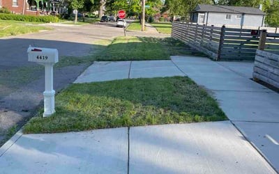 Photo of Thomas L.'s yard after getting lawn care in Jackson, MI