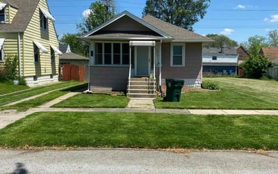 Photo of Mary B.'s yard after getting lawn care in Hammond, IN