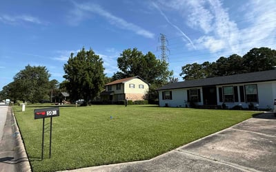 Photo of Brandon A.'s yard after getting lawn care in Jacksonville, NC