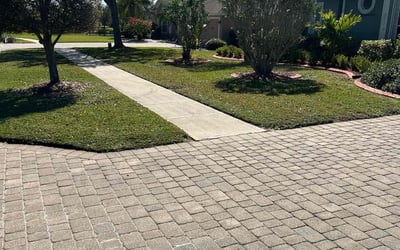 Photo of Rebecca L.'s yard after getting lawn care in Belmont, NC