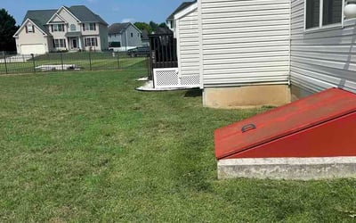 Photo of Dorothy S.'s yard after getting lawn care in Springfield, OH