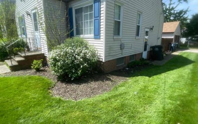Photo of Sabina R.'s yard after getting lawn care in Seville, OH