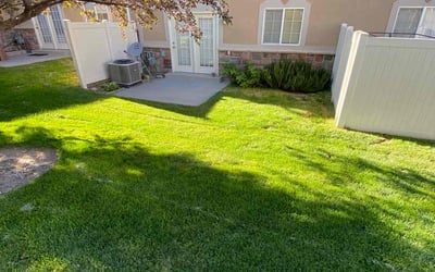 Photo of Melanie H.'s yard after getting lawn care in West Jordan, UT