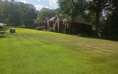 Photo of Ryan W.'s yard after getting lawn care in Haslet, TX
