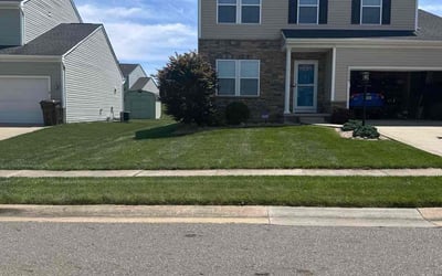 Photo of Jamie H.'s yard after getting lawn care in Massillon, OH