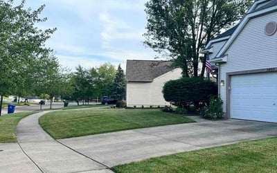 Photo of Arien H.'s yard after getting lawn care in Laurelville, OH