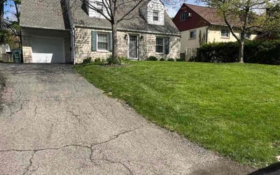 Photo of Myles C.'s yard after getting lawn care in Circleville, OH