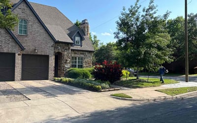 Photo of Cynthia W.'s yard after getting lawn care in Chesterfield, MO
