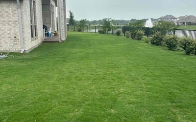 Photo of Janette B.'s yard after getting lawn care in Riverhead, NY