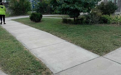 Photo of Kevin C.'s yard after getting lawn care in Hoboken, NJ