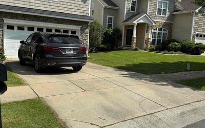 Photo of Carlos M.'s yard after getting lawn care in Denver, NC