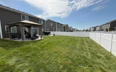 Photo of Nevaeh S.'s yard after getting lawn care in Huntsville, AL
