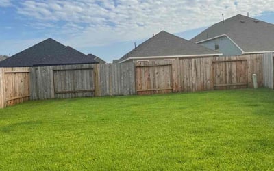 Photo of Jeffrey S.'s yard after getting lawn care in Sherman, TX